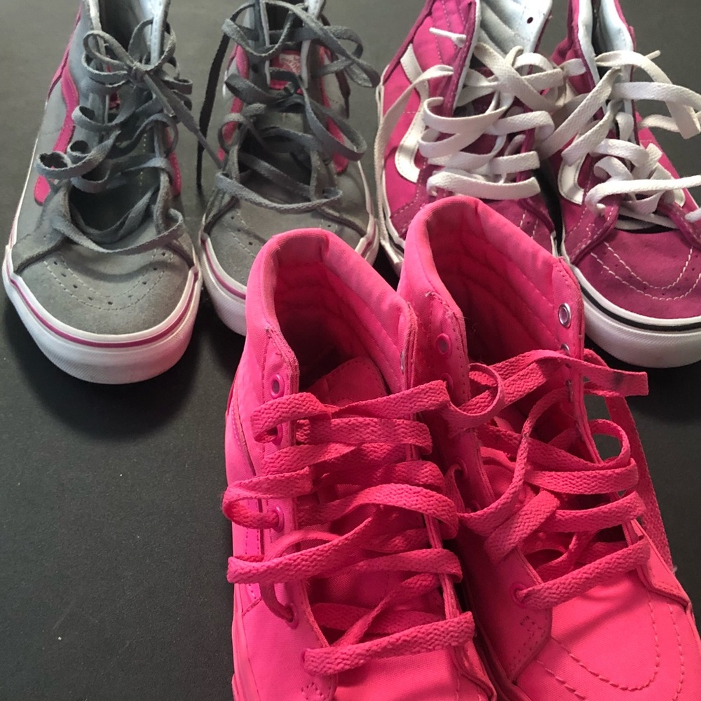 Vans Girls size 1 and 2